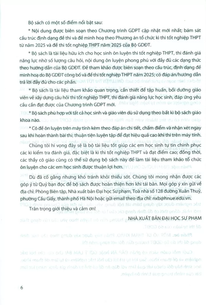 ÔN LUYỆN TRẮC NGHIỆM THI TỐT NGHIỆP THPT MÔN TIN HỌC (Theo Chương trình giáo dục phổ thông 2018)